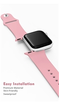 38/40/41MM SILICON IWATCH BAND PINK