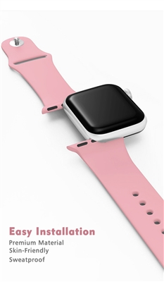 42/44/45MM SILICON IWATCH BAND PINK