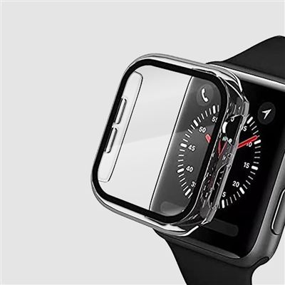 44MM IWATCH CASE WITH SCREEN PROTECTOR CLEAR