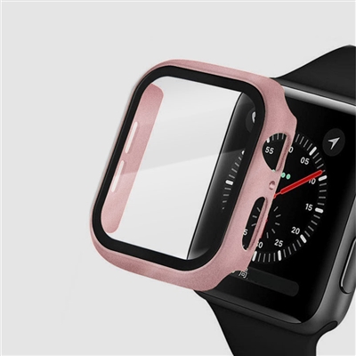 45MM IWATCH CASE WITH SCREEN PROTECTOR PINK GOLD