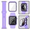 45MM SILICON IWATCH CASE + BAND PURPLE