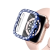 41MM IWATCH DIAMOND CASE WITH SCREEN PROTECTOR BLUE
