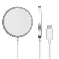 MAGNETIC WIRELESS CHARGER FOR IPHONE WHITE