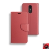 LG K30 / K10 (2018) / LMX410 Leather Wallet Case WC01 Red