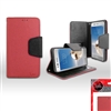 LG ARISTO / MS210 WALLET CASE WC01 RED