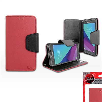 SAMSUNG Galaxy J5 Prime / On5 2016 / G570 WALLET CASE WC01 RED