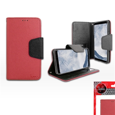 SAMSUNG Galaxy S8 / G950 WALLET CASE WC01 RED