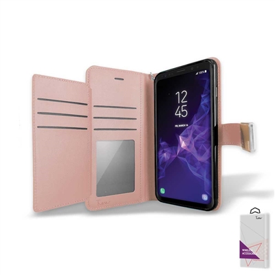 Samsung Galaxy S9 Plus Leather Double Wallet Cover Case