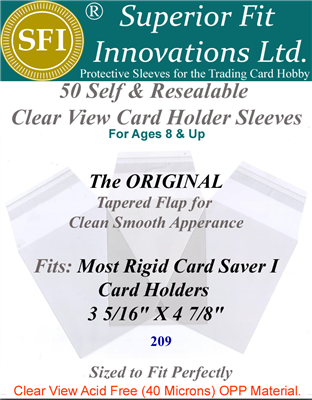 Superior Fit Sleeves for Card Saver 1 Card Holders