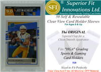 Superior Fit Sleeves for HGA Graded Card Slabs