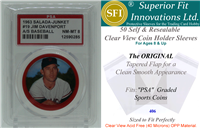Superior Fit Sleeves for PSA Graded Sports Coin Slabs