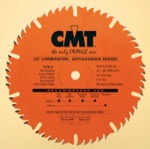 CMT 215.050.10 10" Diameter X 50T 4ATB+1TCG Thin Kerf Combination Saw Blade With 5/8" Arbor (.126 Ke