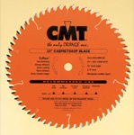 CMT 221.072.12 12" Diameter X 72T 1TCG+1ftg Cabinetshop Saw Blade With 1" Arbor (.126 Kerf)