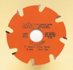 CMT 241.008.04 4" Diameter X 6T Flat Carbide-Tipped Biscuit Joiner Blade With 22mm Arbor (.157 Kerf)