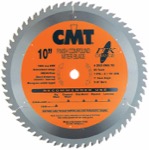 CMT 253.060.10 10" Diameter X 60T ATB Industrial Thin Kerf Finish Compound Miter Saw Blade With 5/8"