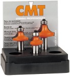 CMT 838.001.11 3-Pcs Roundover Set