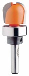 CMT 851.502.11B 1-1/4" Diameter X 5/8" Cutting Length 2-Flute Top Bearing Bowl And Tray Router Bit (