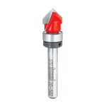 Freud 20-502  1/2" Diameter 90-Degree Top Bearing V-Grooving Router Bit (1/4" Shank)