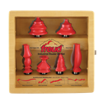 Freud 93-200 6 Piece Architectural Molding Router Bit Set (1/2" Shank)