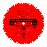 Freud LU83R015 15" Diameter X 80T Comb Coated Thin Kerf Combination Carbide-Tipped Saw Blade With 1"