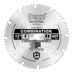 Freud LU84M012 12" Diameter X 60T Comb Combination Carbide-Tipped Saw Blade With 1" Arbor (.126 Kerf