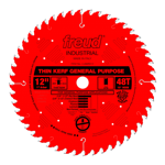 Freud LU86R012 12" Diameter X 48T ATB Thin Kerf General Purpose Carbide Tipped Saw Blade With 1" Arb