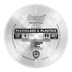 Freud LU94M010 10" Diameter X 80T MTCG Plastic Carbide-Tipped Saw Blade With 5/8" Arbor (.110 Kerf)