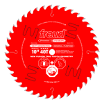 Freud P410 10" Diameter X 40T Hi-ATB Combination Carbide-Tipped Saw Blade With 5/8" Arbor (.126" Ker