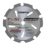 Tenryu BP-18505 7-1/4" Carbide Tipped Saw Blade ( 5 Tooth Ftg Grind - 5/8"Ko Arbor - 0.091 Kerf)