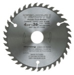 Tenryu PT-11036 4-3/8" Carbide Tipped Saw Blade ( 36 Tooth ATAF Grind - 20mm Arbor - 0.063 Kerf)