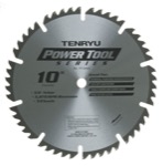 Tenryu PT-25550 10" Carbide Tipped Saw Blade ( 50 Tooth ATAF Grind - 5/8" Arbor - 0.091 Kerf)
