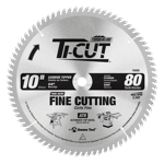 Timberline 10080 TI-CUT SAW 10"/80T ATB 5/8"