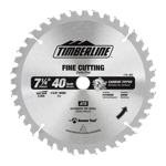 Timberline 175-40C TIMBERLINE 7-1/4"X 40T CARDED