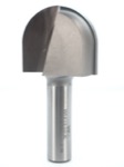 Whiteside 1415 1-1/2" Diameter X 1-1/4" Double Flute Round Nose Router Bit (1/2" Shank)