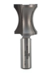 Whiteside 1478 1" Bead Opening X 3/16" Bead Depth X 1-1/4" Double Flute Oval Edge Router Bit (1/2" S