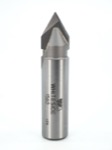 Whiteside 1560 1/2" Diameter X 7/16" Point Length 60-Degree Double Flute V-Grooving Router Bit (1/2"