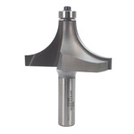 Whiteside 2012 2-1/2" Diameter X 1-5/16" Double Flute Roundover Router Bit (1/2" Shank)