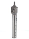 Whiteside 2050 3/8" Diameter X 1/4" Double Flute Plunge Roundover Router Bit (1/4" Shank)