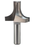 Whiteside 2064 1-3/4" Diameter X 1-1/16" Double Flute Plunge Roundover Router Bit (1/2" Shank)