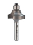 Whiteside 2101 1" Diameter X 1/2" Double Flute Beading Router Bit (1/4" Shank)