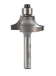 Whiteside 2102 1-1/8" Diameter X 1/2" Double Flute Beading Router Bit (1/4" Shank)