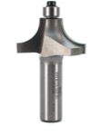 Whiteside 2109 1-1/2" Diameter X 3/4" Double Flute Beading Router Bit (1/2" Shank)