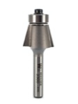 Whiteside 2300 1/2" Cutting Height Double Flute 15 Degree Edge Bevel Bit (1/4" Shank)