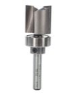 Whiteside 3012 3/4" Diameter X 3/4" Double Flute Template Bit With Ball Bearing (1/4" Shank)