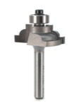 Whiteside 3160 1-1/4" Diameter X 1/2" Double Flute Classical Cove Router Bit (1/4" Shank)