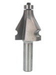 Whiteside 3304 1-3/8" Diameter X 1-1/2" Double Flute Handrail Bit (1/2" Shank)