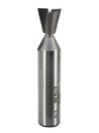 Whiteside D14-55 1/2" Diameter X 14å¡ Bit Angle Double Flute Dovetail Router Bit (1/2" Shank)