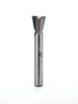 Whiteside D9-372 3/8" Diameter X 9å¡ Bit Angle Double Flute Dovetail Router Bit (1/4" Shank)