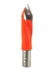 Whiteside DT13-70LH 13mm Diameter X 70mm Overall Length Left Hand Thru-Hole V-Point Boring Bit (10mm