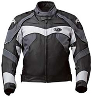 Fieldsheer Bullet TX Textile Motorcycle Riding Jacket - Gunmetal/Black/Silver - Medium / 42  (471-5605M)